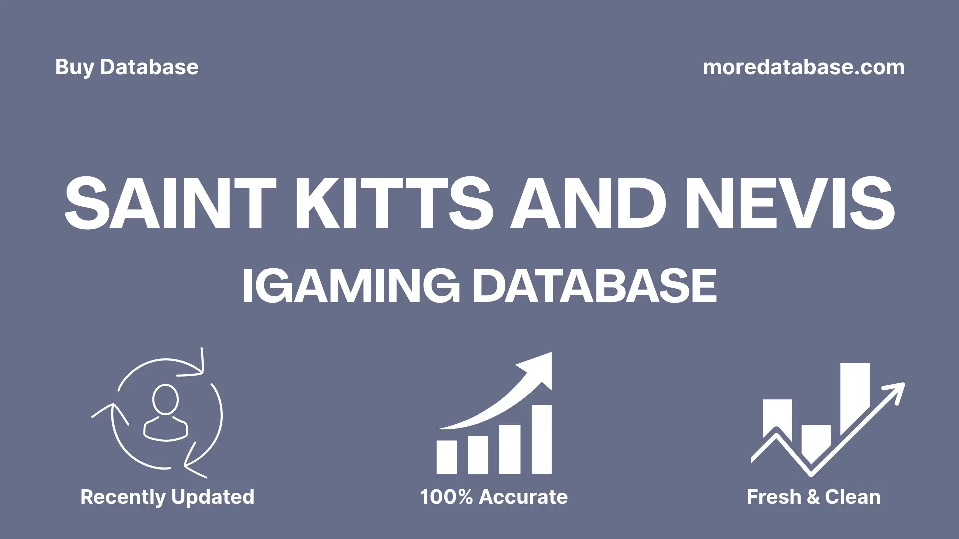Saint Kitts and Nevis iGaming Database 1 Million Package
